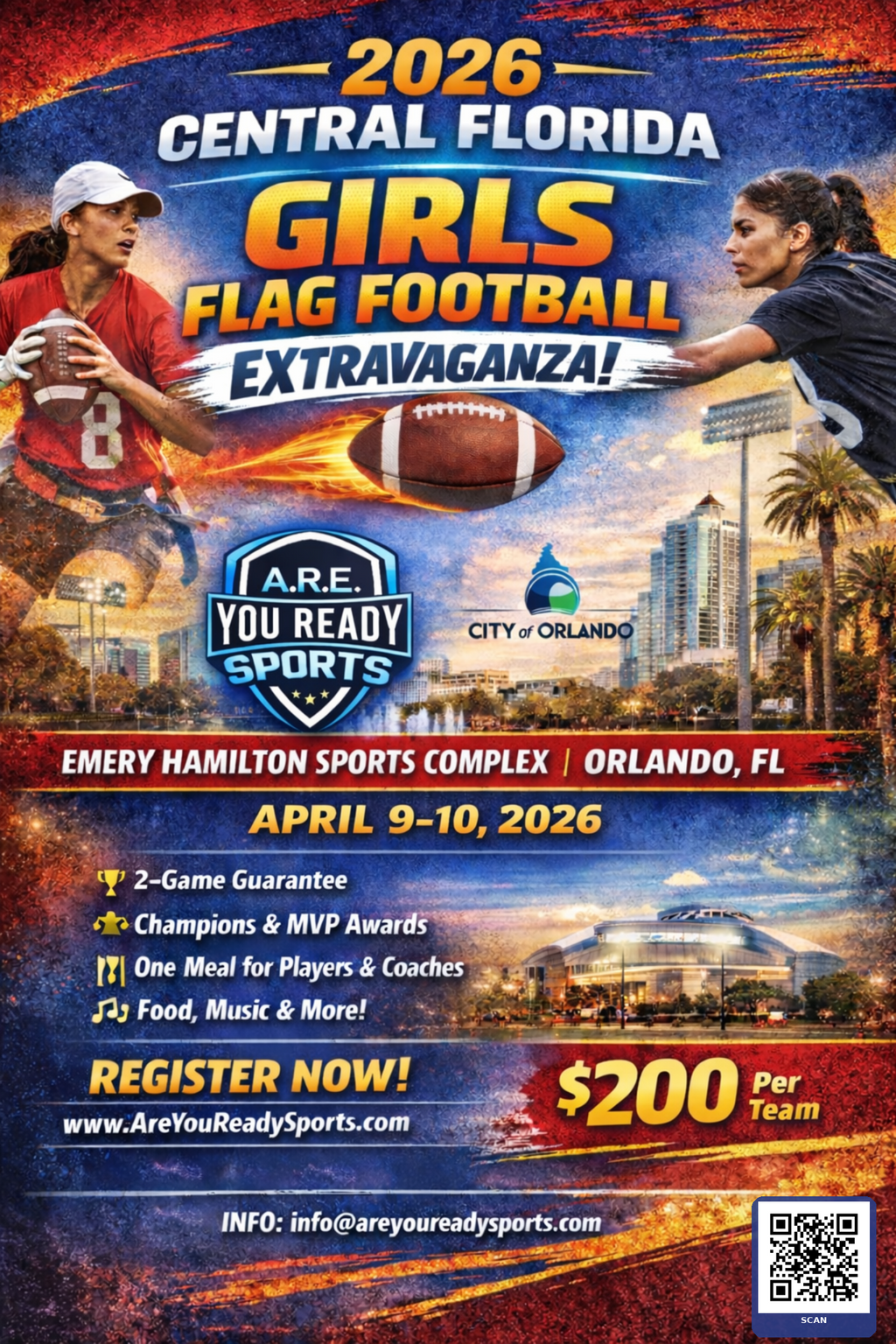 Central Florida Girls Flag Football Extravaganza